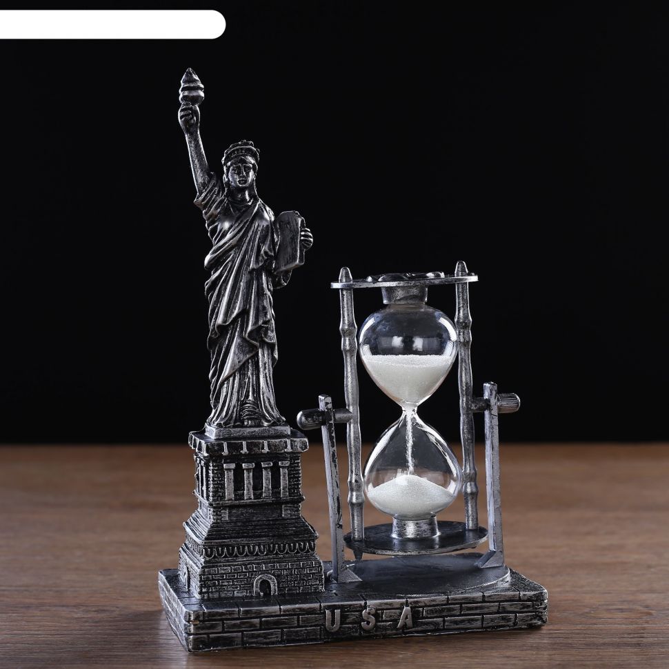 Часы песочные Статуя Свободы, 13х7х20.5 см фото 1