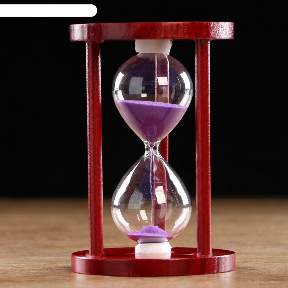 Часы песочные Время на 10 минут, 14х9 см, микс фото 1