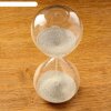 Часы песочные Диени 10х24.5 см, серебристый песок фото 2